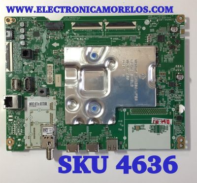 MAIN PARA SMART TV LG 4K RESOLUCION ( 3840x2160 ) UHD HDR / NUMERO DE PARTE EBT66631407 / EAX69487906 (1.0) / 66631407 / EAX69487906 / 66473501/ PANEL NC550TQG-AAKH1 / DISPLAY LC550EQC (SP)(A1) / MODELO 55UP8000PUR.AUSYLKR